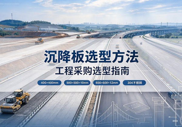 七里河沉降板选择方法